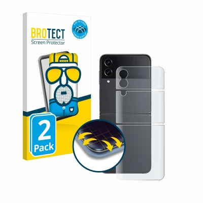 Afbeelding van BROTECT Screenprotector voor Samsung Galaxy Z Flip 4 (Achterkant) Folie Beschermfolie matte volledig dekking (2 Stuks)