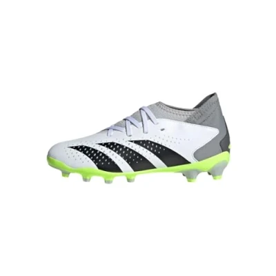 Afbeelding van adidas Performance Predator Accuracy 3 MG Unisex Voetbalschoenen met kunststof noppen voor kinderen, Maat: 28, Footwear white/core black/lucid lemon