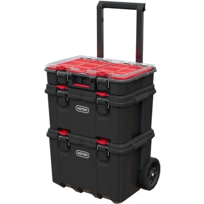 Afbeelding van Set van 3 Stack&quot;N&quot;Roll dozen KETER