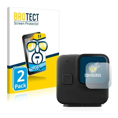 Afbeelding van BROTECT (2 Stuks) Schermbeschermer voor GoPro Hero 11 mini Lens (Behuizing) Screen Protector Transparant