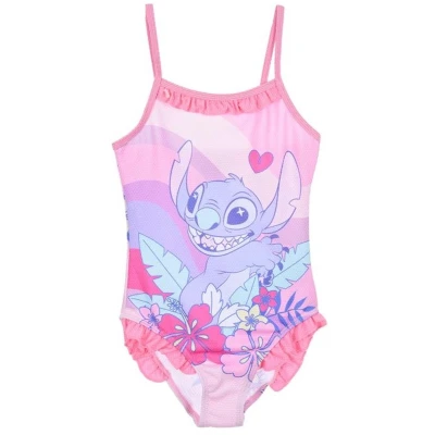 Afbeelding van Disney Stitch Badpak zwempak roze maat 104