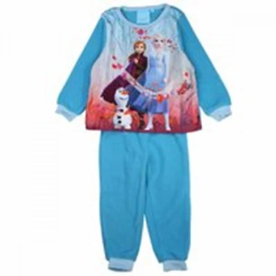 Afbeelding van Frozen fleece pyjama blauw Elsa Anna Olaf maat 128 8 jaar