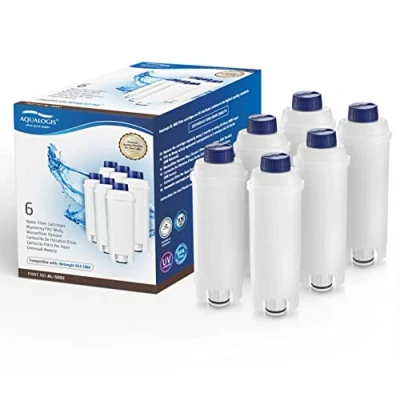 Afbeelding van Koffiezetapparaatfilter voor DLSC002 met actieve koolontharder, Aqualogis waterfilter compatibel Delonghi ECAM, Esam, ETAM, BCO, EC. (6)