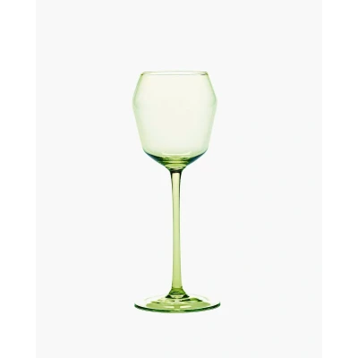 Afbeelding van Serax Billie By Ann Demeulemeester Witte Wijnglazen Set Van 4 Groen