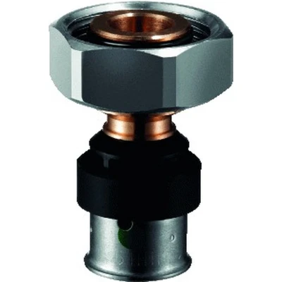 Afbeelding van Viega Smartpress schroefkoppeling brons 20 mm pers x 3/4&quot; Euroconus