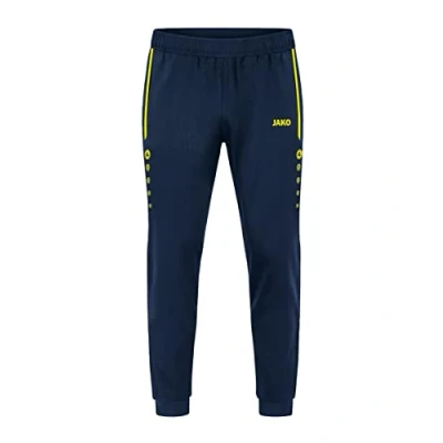 Afbeelding van Polyesterbroek Allround Marine/ fluogeel / 164