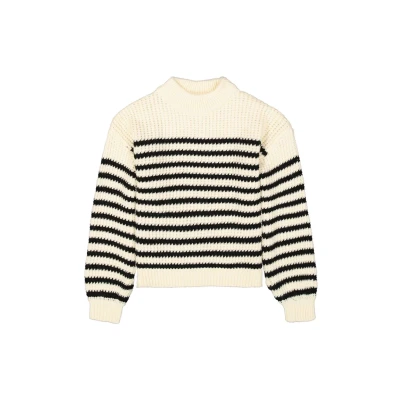 Afbeelding van GARCIA Trui Gestreept Wit XL