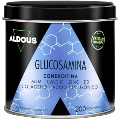 Afbeelding van Glucosamine Chondroïtine MSM 200 tabletten Collageen, Hyaluronzuur, Zink, Calcium en Vitamine D3 Plasticvrij