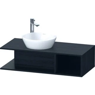Afbeelding van Duravit D Neo wastafelonderkast 100x26x48cm Eiken (zwart) Mat