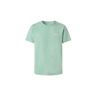 Afbeelding van Pepe Jeans Original Basic Tshirt basic, Heren, Maat: XXL, Sage green