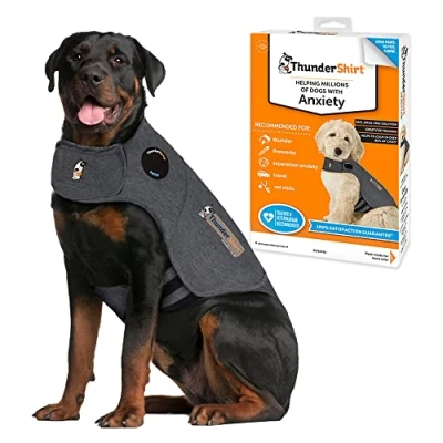 Afbeelding van Thundershirt Hondenjas, maat XXL, grijs borstomvang 96 127 cm vanaf 40 kg