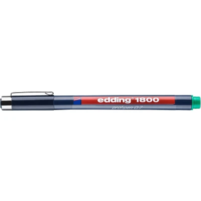 Afbeelding van edding 1800 profipen 0.7 groen 1ST 0,7 mm / 4 180007004