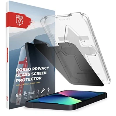 Afbeelding van Rosso Apple iPhone 13 / Pro Privacy Glass met Installatietray