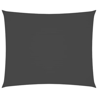 Afbeelding van vidaXL Zonnescherm Rechthoekig Scherm Zonneluifel Zon Zonnedoek Luifel Tuinscherm Zonwering Zonscherm Schermen 6x7 m Oxford Stof Antracietkleurig