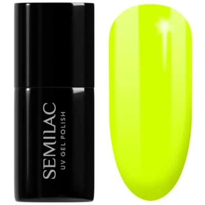 Afbeelding van Semilac Canary Green Gel nagellak, semi permanent, UV 040, 7 ml