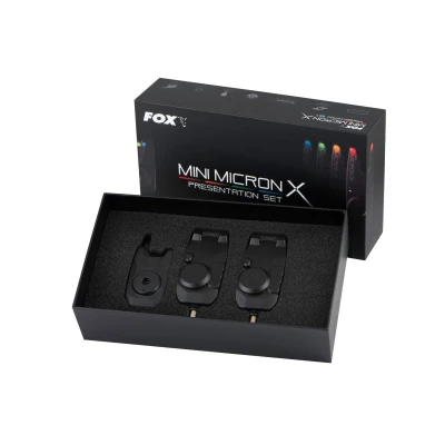 Afbeelding van Fox Mini Micron X Presentation Set 2 Rod + Ontvanger