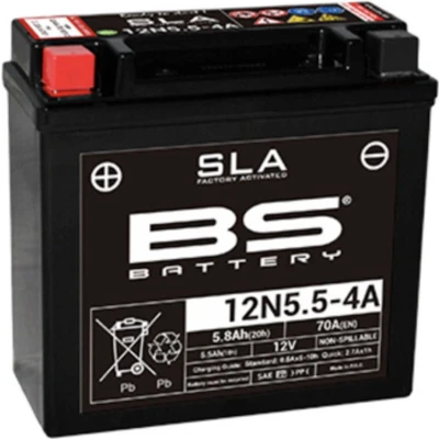 Afbeelding van Bs Battery Sla 12n5.5 4a/4b Accu 12v Transparant