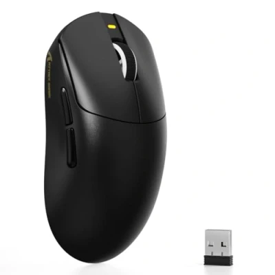 Afbeelding van ATTACK SHARK X8 SE Draadloze Gaming Muis, 55g Lichtgewicht, PAW3311 Sensor, BK52820 Chip, 25.000 DPI, BT/2.4G/USB C, 80 Miljoen Klikken, 500mAh Batterij, Webdriver voor PC/Mac Zwart