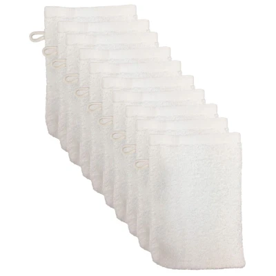 Afbeelding van 10 x The One Towelling washandje 15x21 Wit