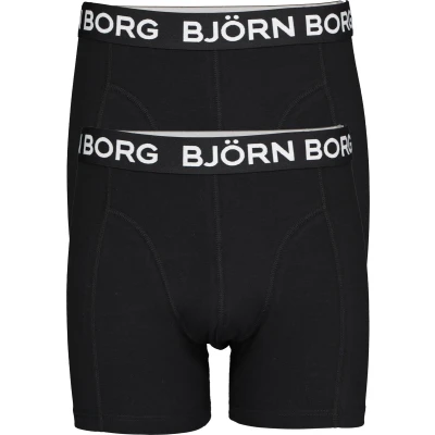 Afbeelding van Boxershort Björn Borg Men Core Solid Black (2 pack) S