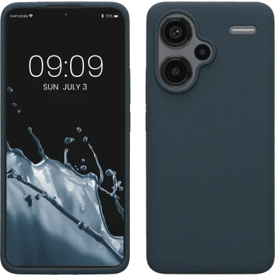 Afbeelding van kwmobile telefoonhoesje geschikt voor Xiaomi Redmi Note 13 Pro+ 5G / Pro Plus Hoesje met siliconen coating Smartphone case in leisteen