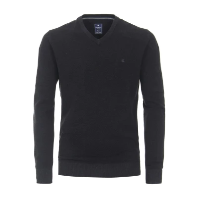 Afbeelding van Redmond MIT Vausschnitt Trui, Heren, Maat: 3XL, Blau