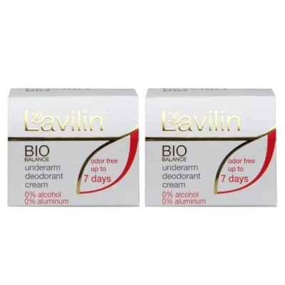 Afbeelding van Lavilin Bio Balance deodorantcrème, tot 7 dagen, geurvrij (set van 2)