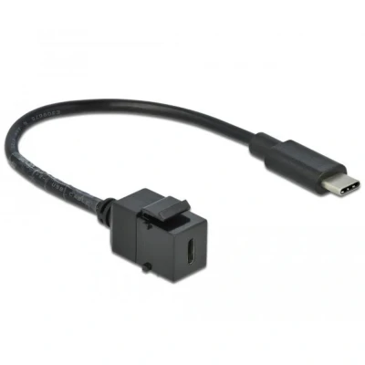 Afbeelding van Delock Keystone Module USB 3.0 C Vrouwelijk &gt; Mannelijk met