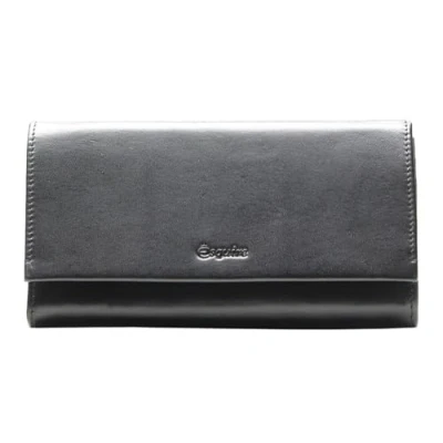 Afbeelding van Esquire New Silk Ladies Long Wallet Black