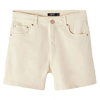 Afbeelding van NAME IT Nlfcolizza TWI Hw Mom Noos Shorts voor meisjes, havermout, 128 cm
