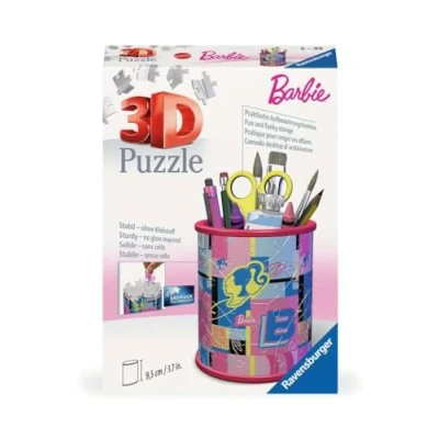 Afbeelding van Ravensburger 3D Puzzel Pennenbak Barbie, 54st.