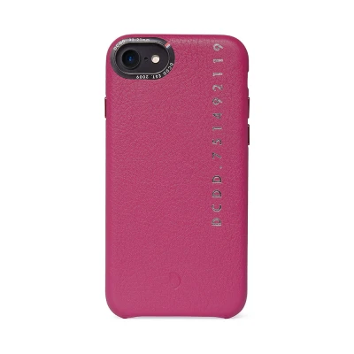 Afbeelding van Decoded Leren Backcover POP COLOUR iPhone 8 / 7 6s Fuchsia