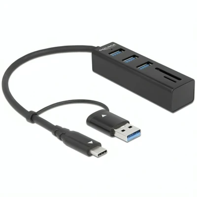 Afbeelding van USB C kaartlezer Delock