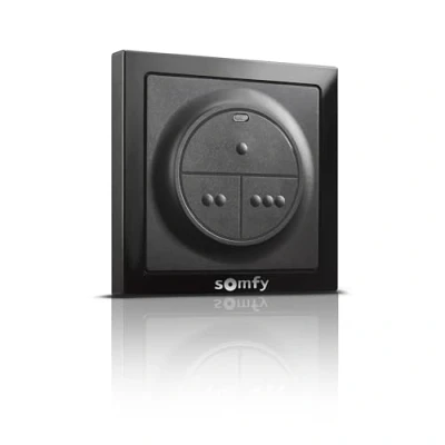 Afbeelding van Somfy 1871131 io wandradio controller Voor het aansturen van een garage of poortmotor en/of verlichting, zwart