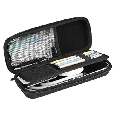 Afbeelding van ProCase Harde EVA stethoscoopbehuizing, Schokbestendige draagtas Opbergtas voor 3M Littmann/Omron/ADC/Dixie EMS stethoscoop, met Extra Gaasvakken Kleine Accessoires Zwart