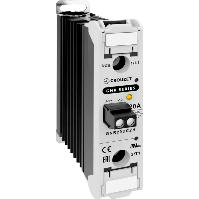 Afbeelding van Crouzet Halfgeleiderrelais GNR20DCZH 20 A Schakelspanning (max.): 660 V/AC Schakelend bij overbelasting 1 stuk(s)
