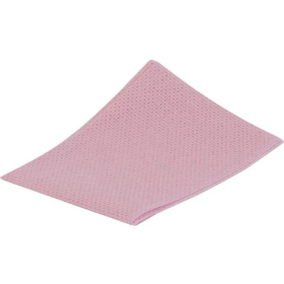 Afbeelding van Bacterie remmende viscosedoek ca. 35x50 à 25 stuks rood