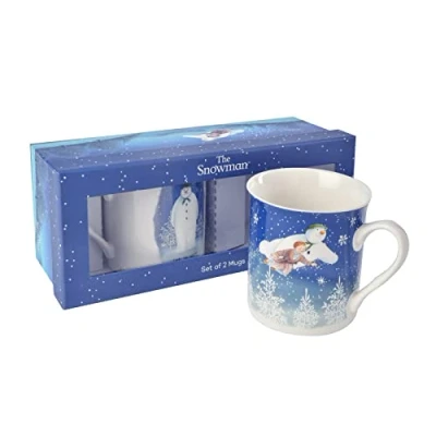 Afbeelding van Eddingtons The Snowman Set 2 keramische mokken in geschenkdoos
