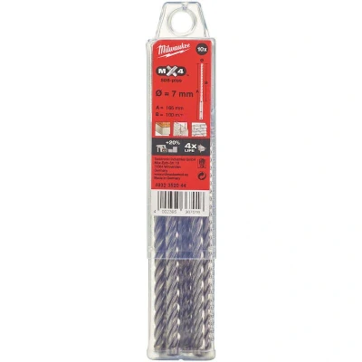 Afbeelding van Sds Plus Hamerboor Mx4 7 X 160 Mm (10 Stuks)