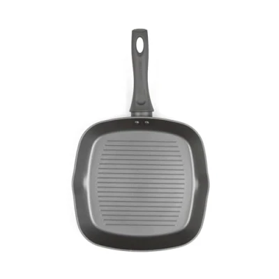 Afbeelding van Salter Cosmos 28cm Grill Pan niet klevend Vaatwasser veilig vierkante koekenpan PFOA vrij Soft Touch handvat