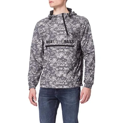 Afbeelding van Urban Classics Commuter Windjack, Heren, Maat: XL, Dark digital camo