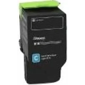 Afbeelding van Lexmark 78C2XC0 Toner Cyaan Extra hoge capaciteit