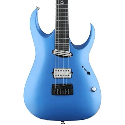 Afbeelding van Ibanez Jake Bowen JBM9999 AMM Azure Metallic Matte Custom elektrische gitaar