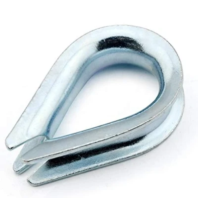 Afbeelding van Constrabo 20 x kous 4 mm DIN 6899 B staalkabelkous verzinkt staalkabel staalkabel, kabelkous, kabelkous touw oogje voor draad, roestvrij stalen kabel, bosbouwtouw