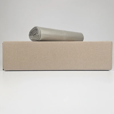 Afbeelding van PowerSterko Afvalzak Gerecycled LDPE 60x90cm T50 transparant 400 stuks