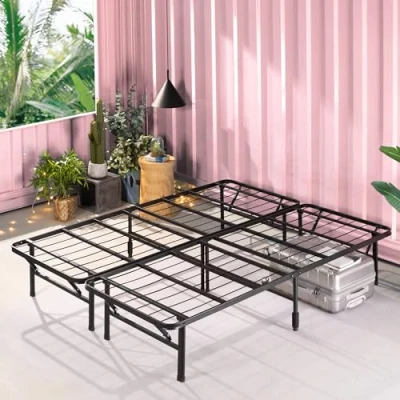 Afbeelding van Zinus Bedframe, metaal, zwart, 120 x 190 cm