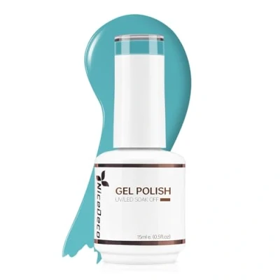 Afbeelding van Nicedeco Hema Free Gellak Semi Permanent Nail Gel Cruelty Blauw Kleur Nagellak UV/LED Glossy Polish 15ML 341