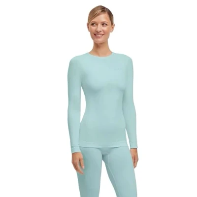 Afbeelding van Falke WARM Longsleeved Shirt MILD TO COLD Temperatures Hemd jade, Dames, Maat: Large, Jade