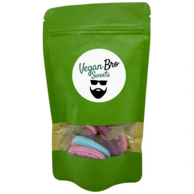 Afbeelding van Vegan Bro Mini tas, schattig, 200 g, veganistisch fruitgom, wijngom, zoete perfect om cadeau te geven