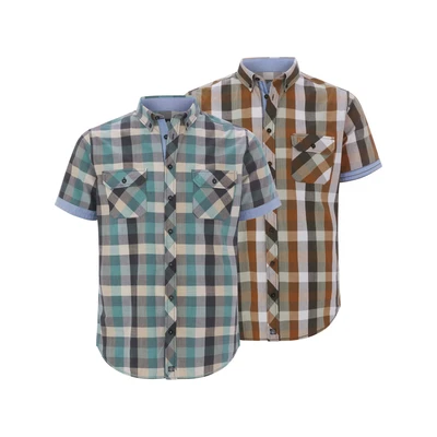 Afbeelding van Jan Vanderstorm casual overhemd multi